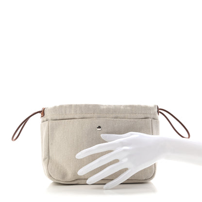 Hermes Canvas Barenia Fourbi 20 PM Pouch Naturel Fauve 2 of 7