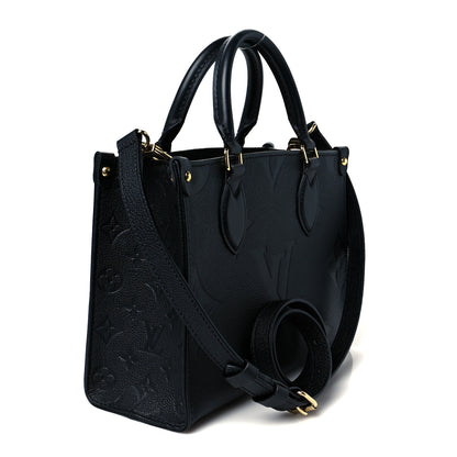Louis Vuitton Empreinte Monogram Giant Onthego PM Black 3 of 9