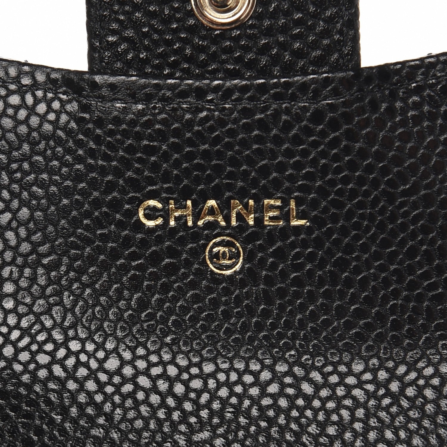 Chanel Caviar Quilted Card Holder Wallet Black 6 of 8
