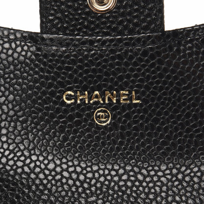 Chanel Caviar Quilted Card Holder Wallet Black 6 of 8