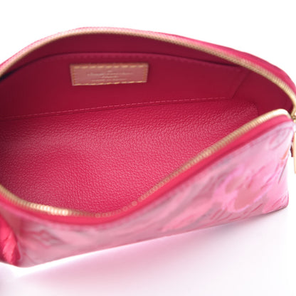 Louis Vuitton Vernis Ikat Cosmetic Pouch Rose Indien 5 of 6