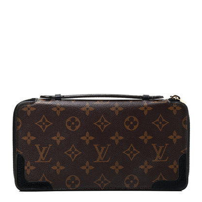 Louis Vuitton Monogram Zippy Retiro Wallet Black 1 of 4