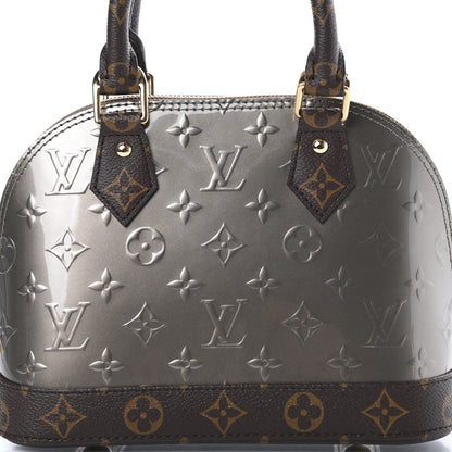 Louis Vuitton Vernis Epi Monogram Alma BB Champagne Metallise 8 of 10