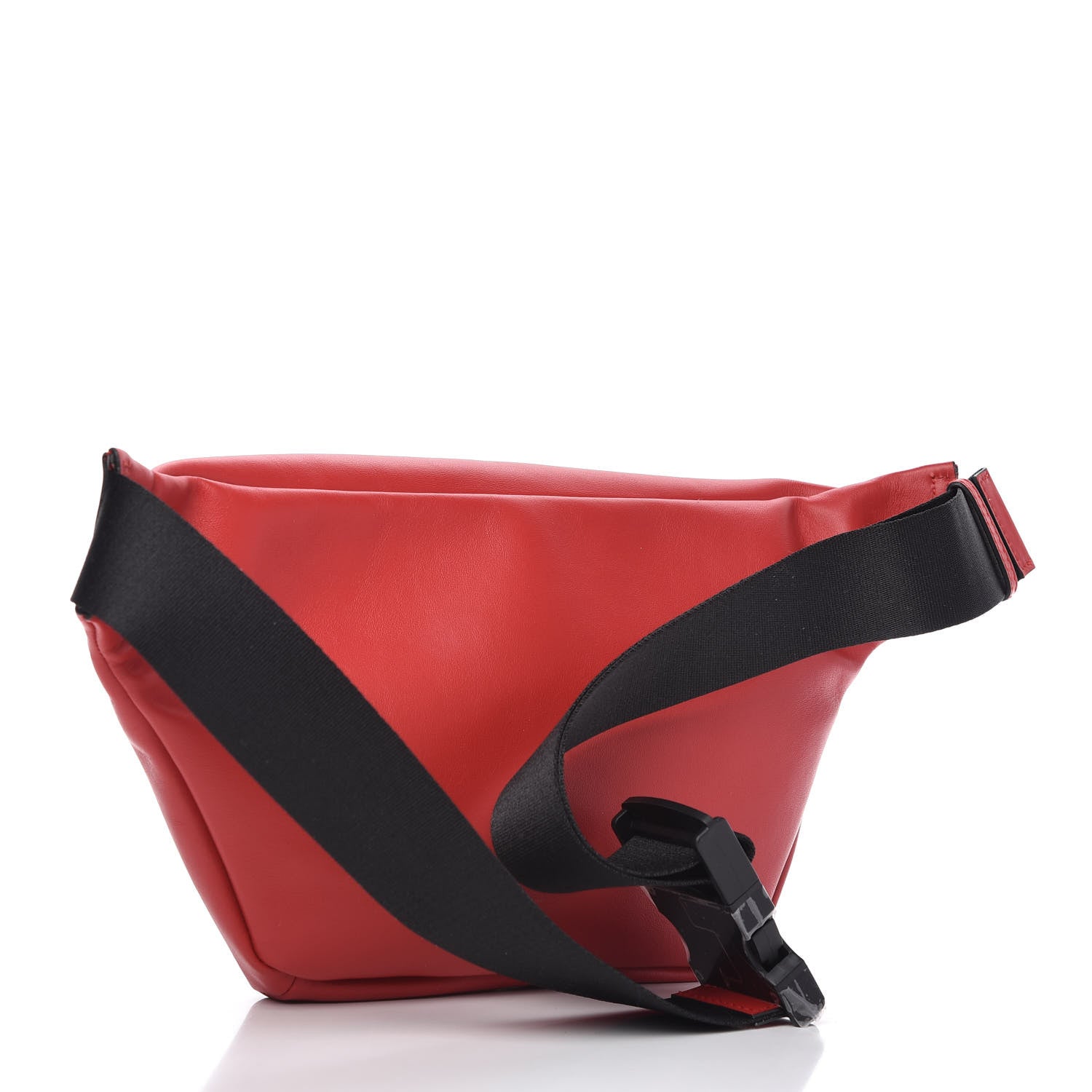 Fendi Vitello Grace Light Century Devil Eyes Belt Bag Rosso Black 3 of 10