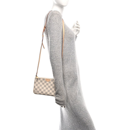 Louis Vuitton Damier Azur Double Zip Pochette 2 of 9