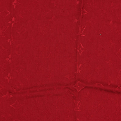 Louis Vuitton Silk Wool Monogram Shawl Pomme D'Amour 3 of 3