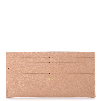 Louis Vuitton Calfskin Felicie Card Holder Insert Papyrus 1 of 6