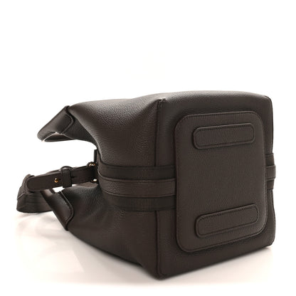 Loro Piana Grained Calfskin Micro Bale Bag Dark Chocolate Licorice 5 of 10