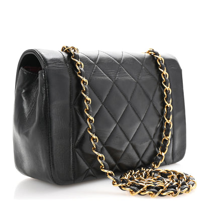 Chanel Lambskin Quilted Small Single Flap Black 3 of 11