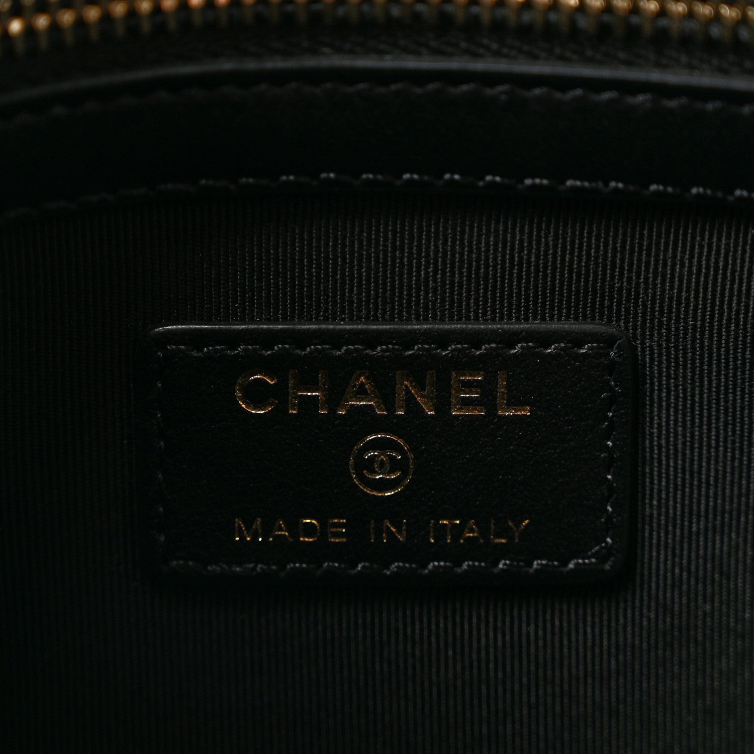 Chanel Caviar Quilted Medium Boy Cosmetic Case Black 6 of 11