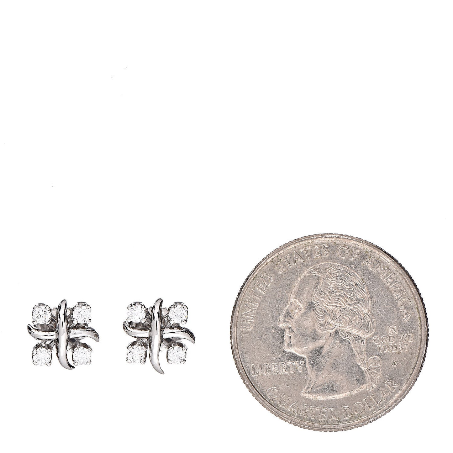 Platinum Diamond Schlumberger Lynn Earrings