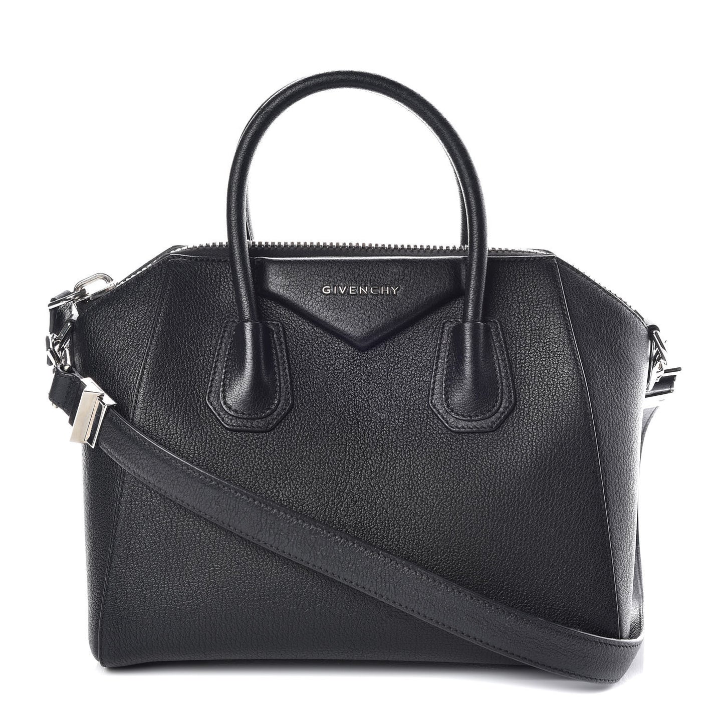 Sugar Goatskin Small Antigona Black