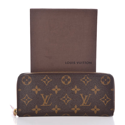 Louis Vuitton Monogram Clemence Wallet Rose Ballerine 10 of 10