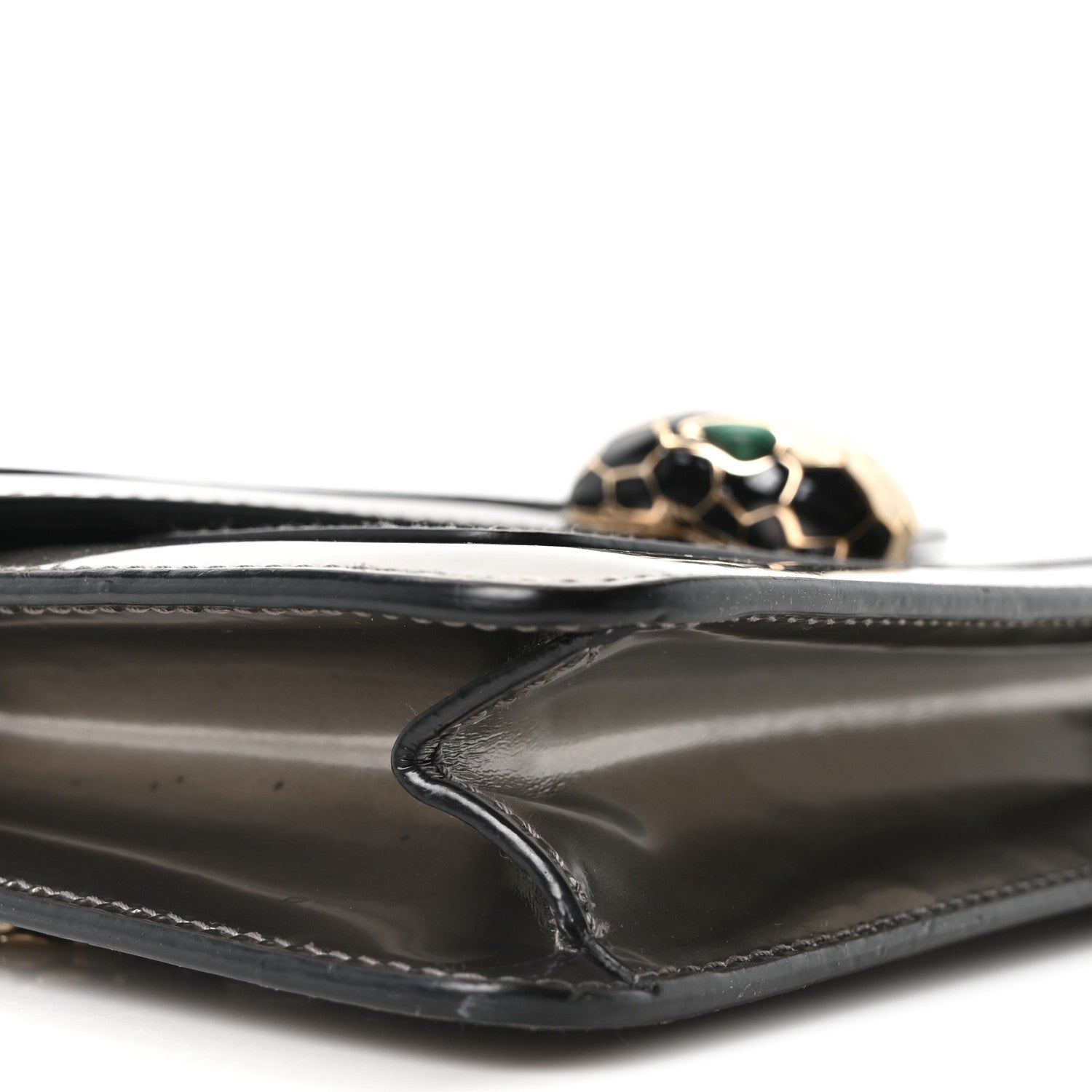 Bulgari Metallic Serpenti Forever Small Shoulder Bag Silver 8 of 9