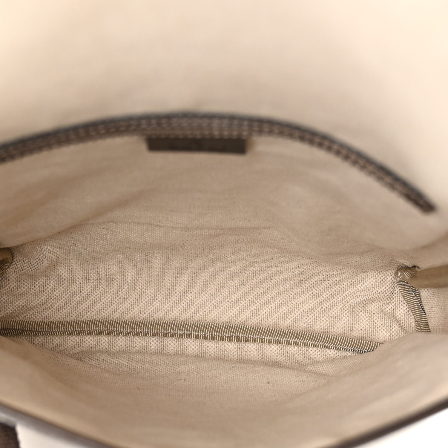 Gucci GG Supreme Monogram Selleria Calfskin Small Flap Messenger Bag Beige Ebony Cocoa Dark Chocolate 5 of 10