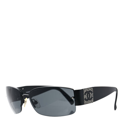 Chanel Crystal CC Sunglasses 4117-B Black 1 of 6