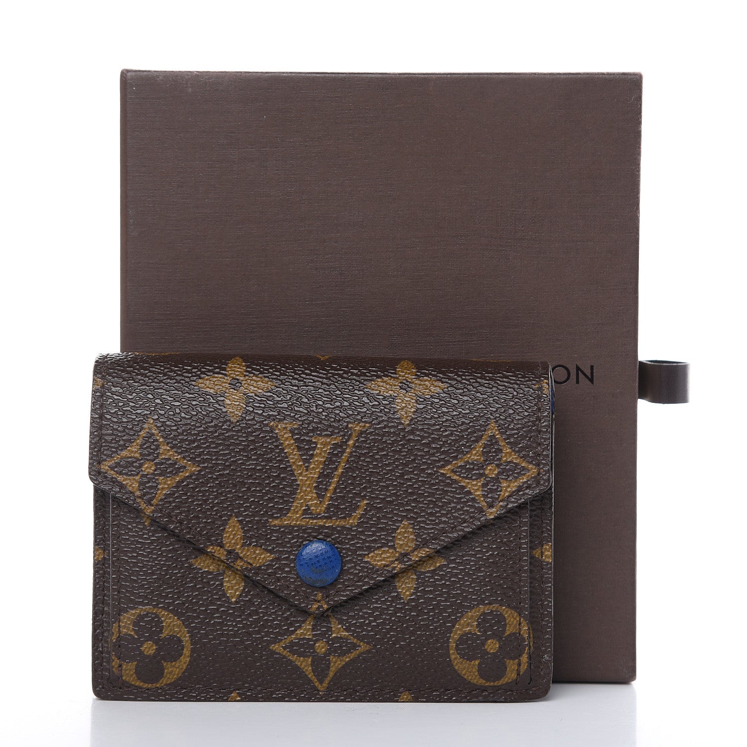 Louis Vuitton Monogram Compact Marie Wallet Blue 11 of 11
