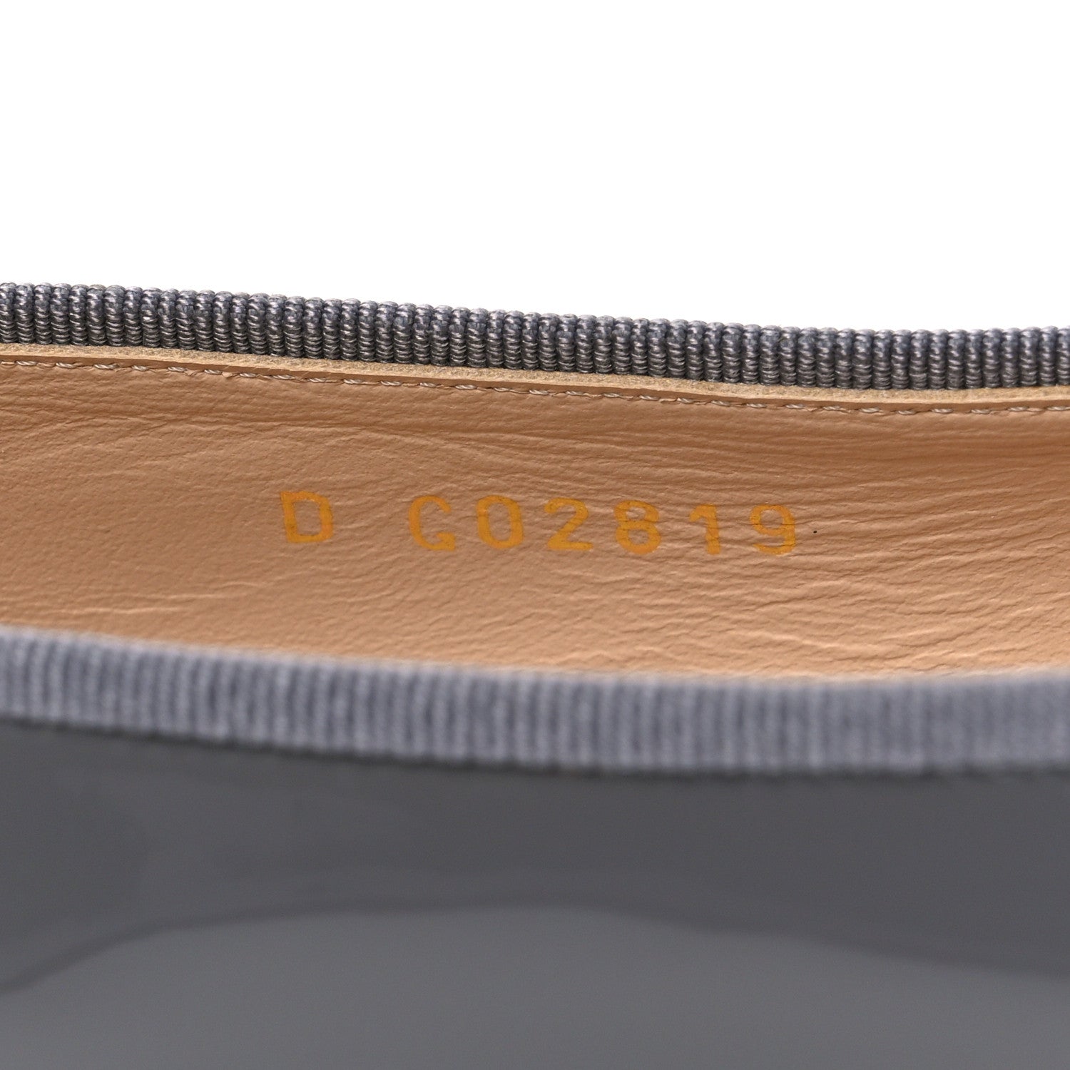 Chanel Patent Calfskin CC Cap Toe Ballerina Flats 39.5 Dark Grey 10 of 11