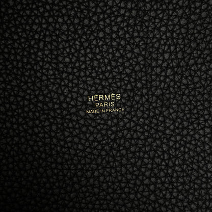 Hermes Taurillon Clemence Picotin Lock 22 MM Black 6 of 10