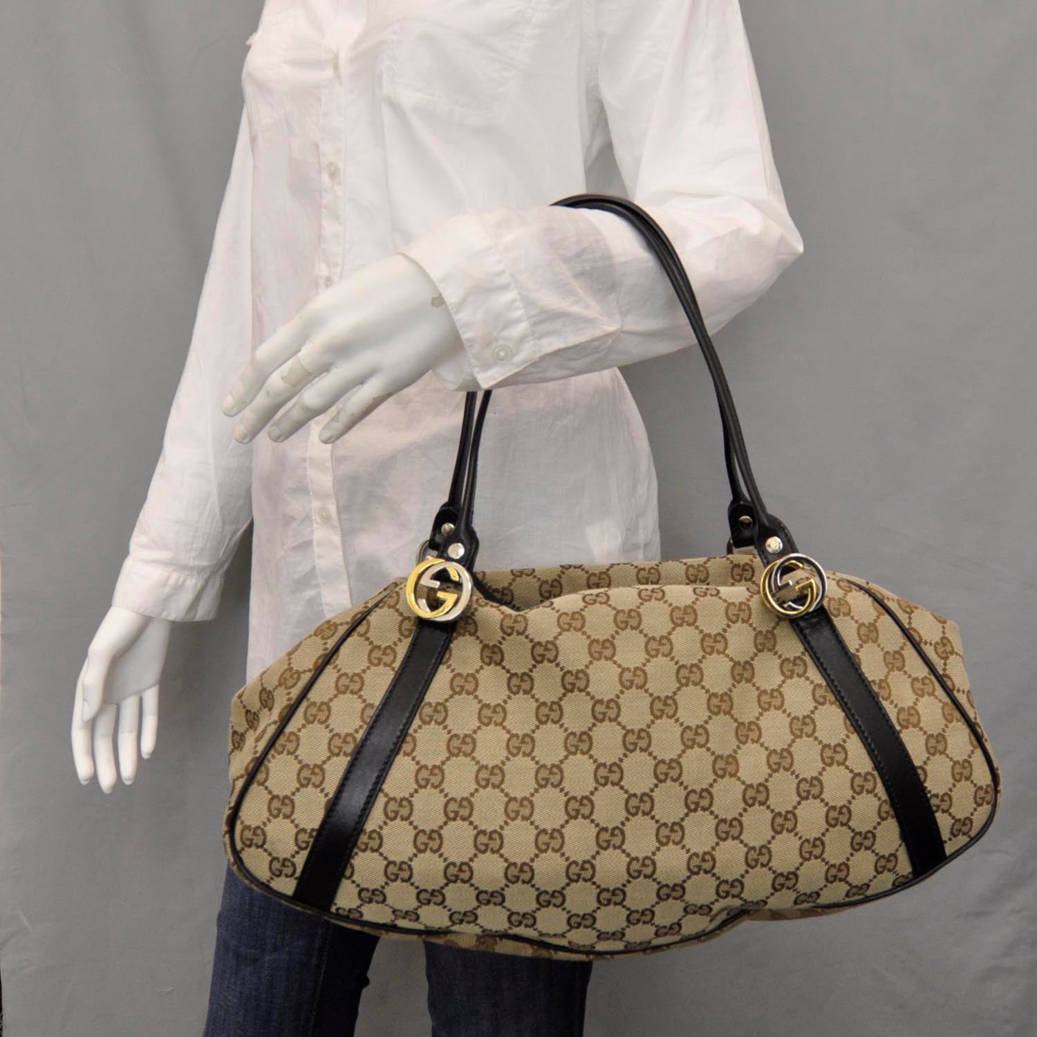 Gucci Monogram Twins Medium Shoulder Bag 2 of 8