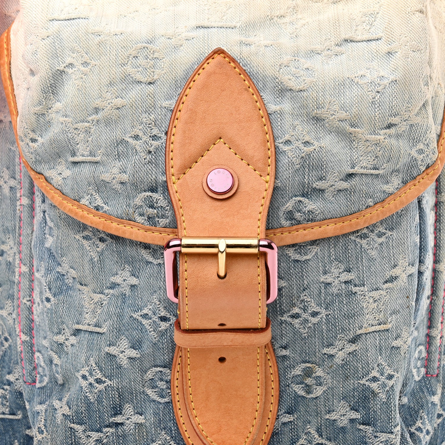 Louis Vuitton Denim Sunburst PM Messenger Blue 8 of 22