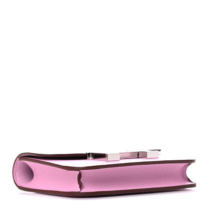 Hermes Epsom Constance Slim Wallet Mauve Sylvestre 5 of 10