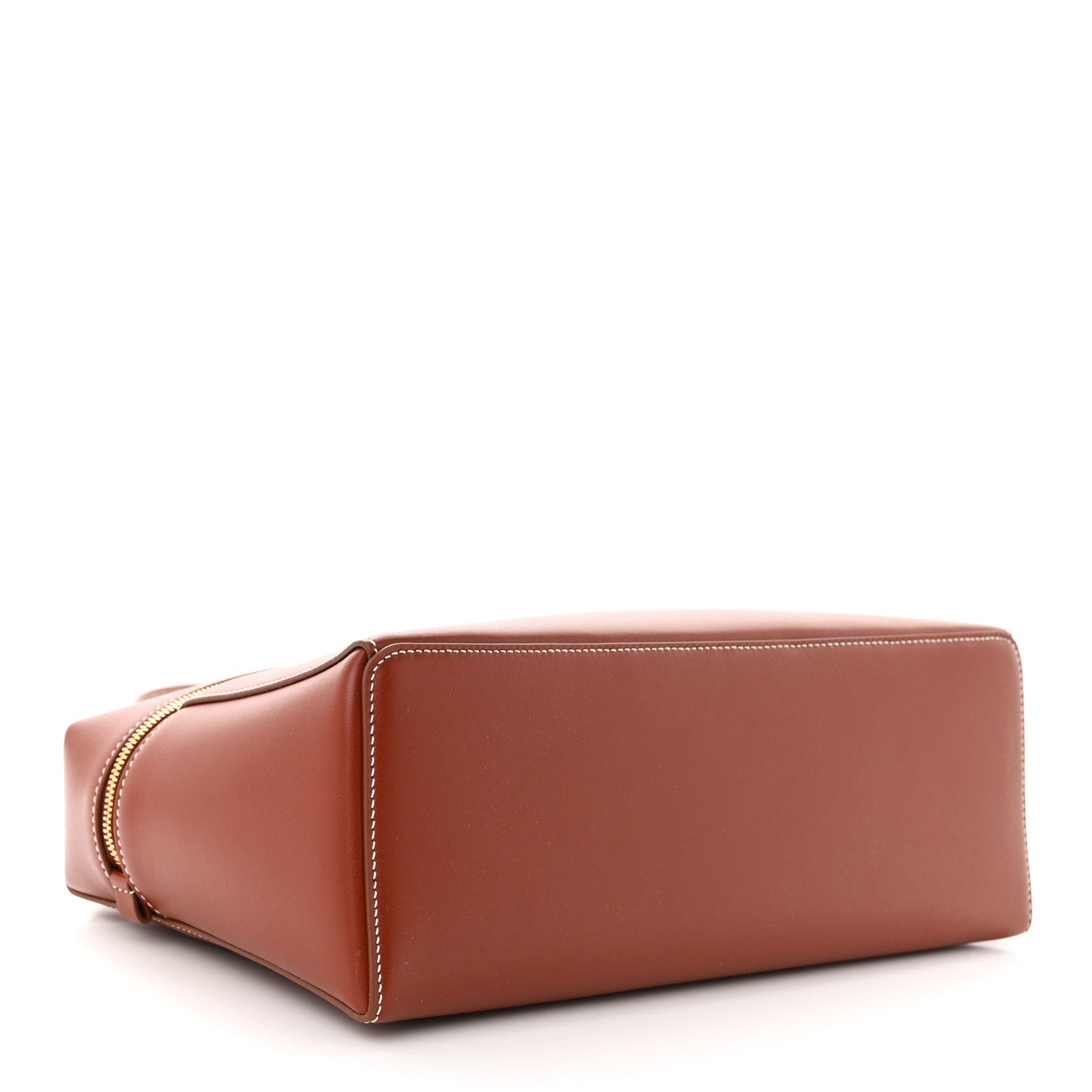 Loro Piana Saddle Calfskin Extra Bag L27 Deep Kummel 4 of 9