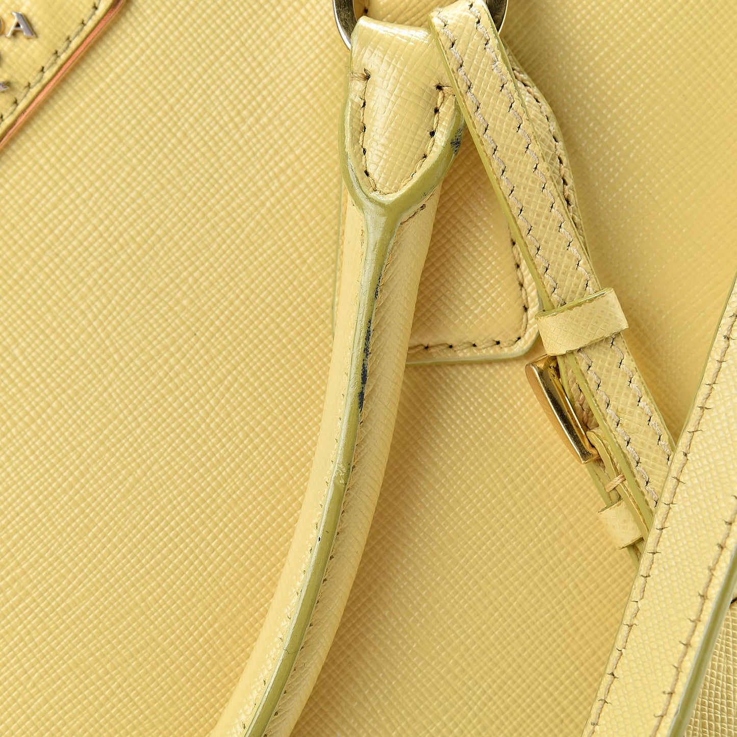 Saffiano Lux Large Open Promenade Tote Ginestra