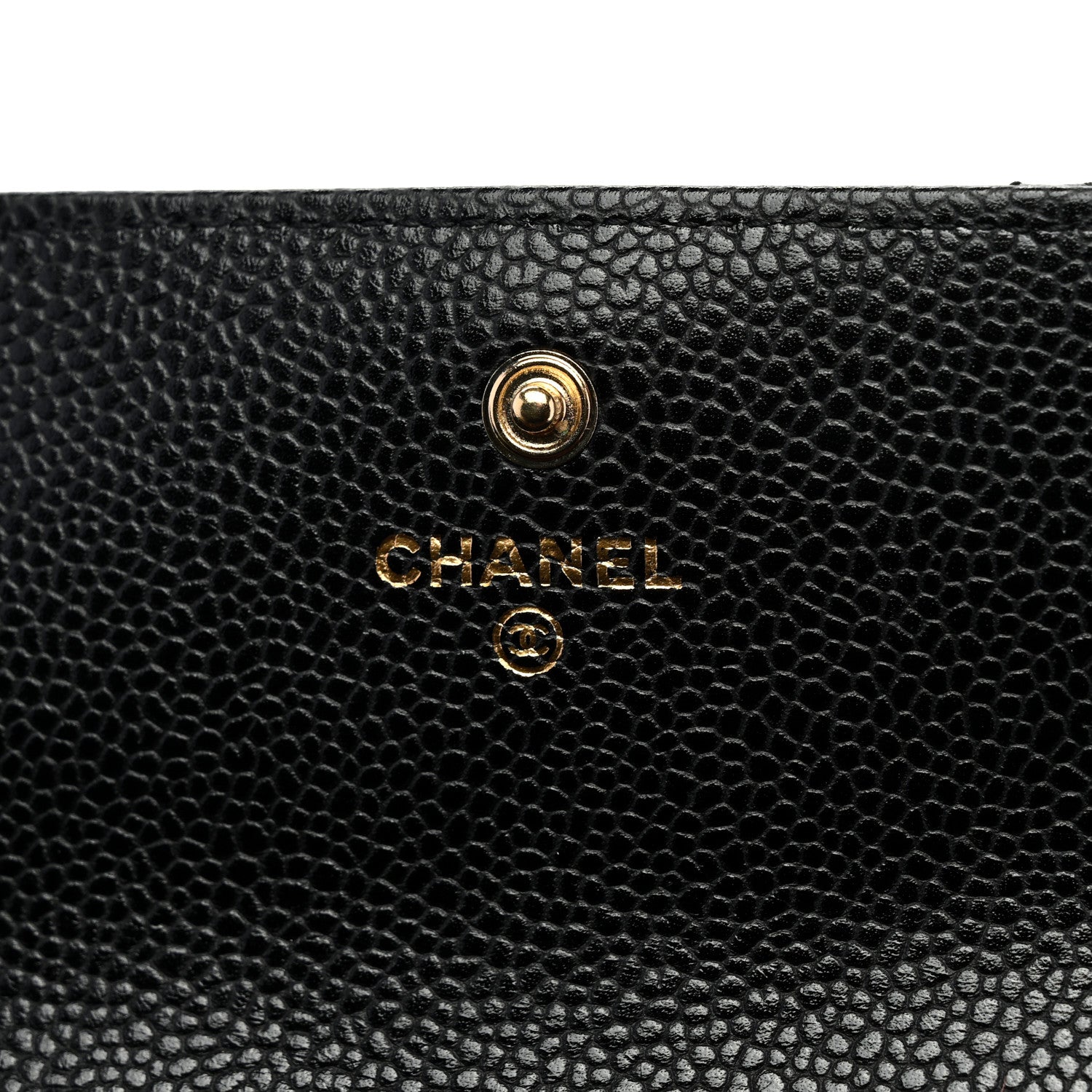 Chanel Caviar Quilted Large Gusset Flap Wallet Black 6 of 8