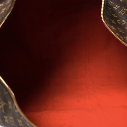 Louis Vuitton Monogram My LV Heritage Keepall Bandouliere 55 Rouge Black 4 of 11