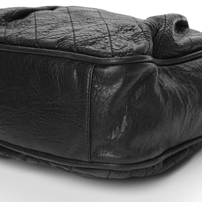 Chanel Distressed Lambskin Le Marais Tote Black 11 of 13