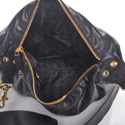 Gucci Lambskin Large Darwin Convertible Backpack Black 5 of 8