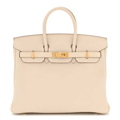 Hermes Togo Birkin 25 Craie 1 of 10