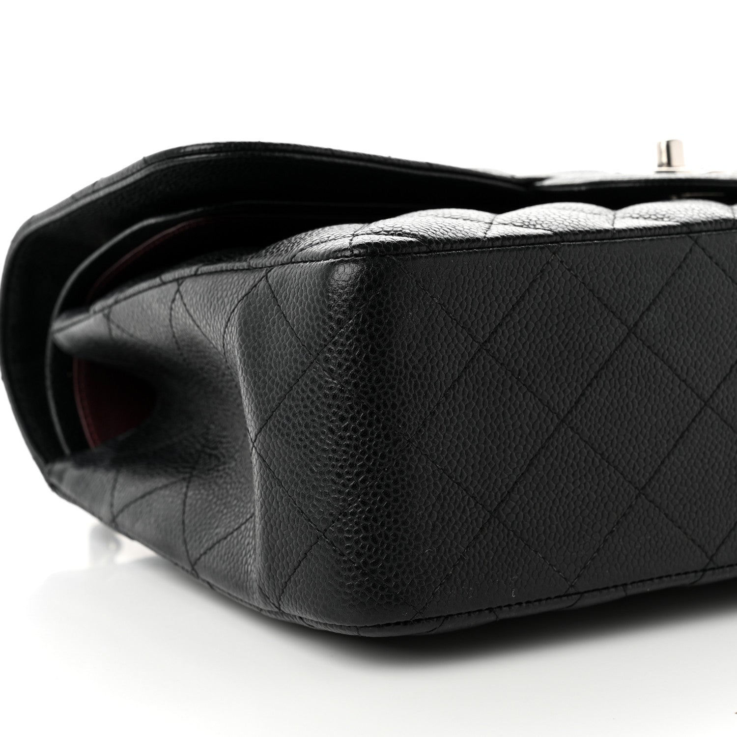 Chanel Caviar Quilted Jumbo Double Flap Black 8 of 10