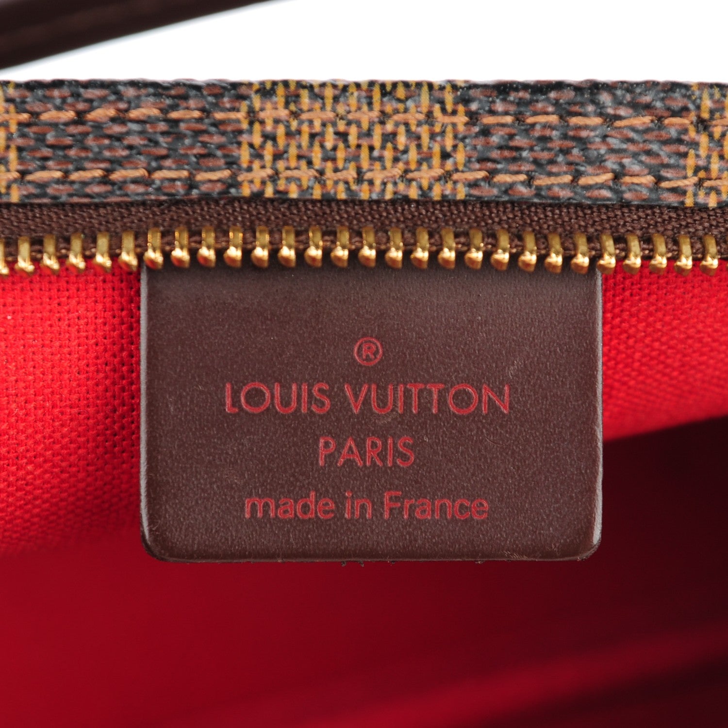 Louis Vuitton Damier Ebene Navona Pochette Accessories 6 of 8