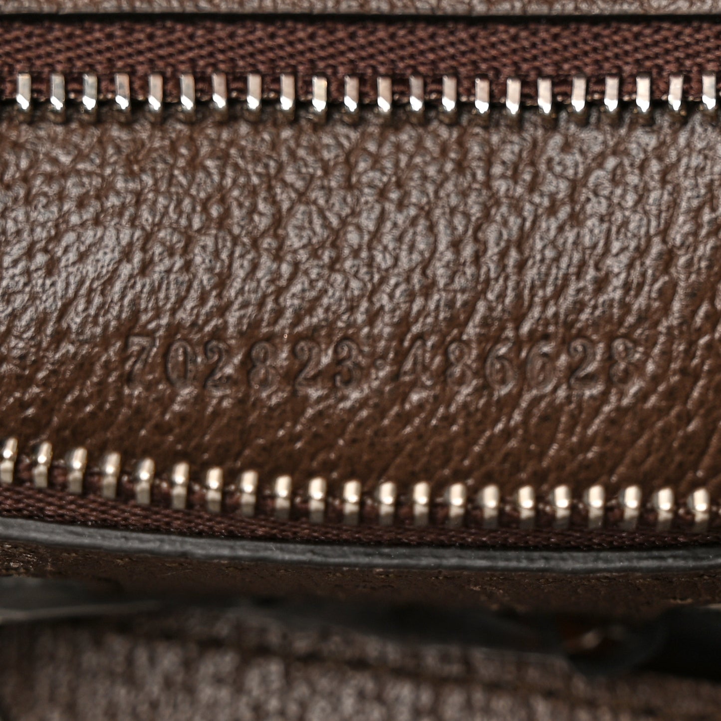 GG Supreme Monogram Textured Calfskin Web Large Attache Shoulder Bag Beige Ebony New Acero