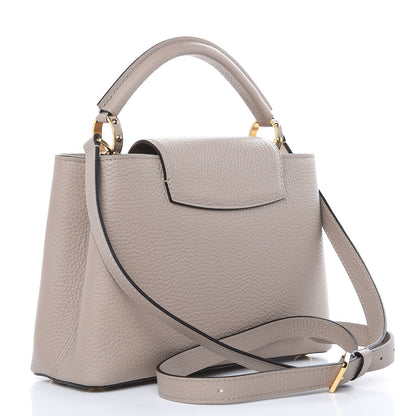 Louis Vuitton Taurillon Capucines BB Galet 3 of 10