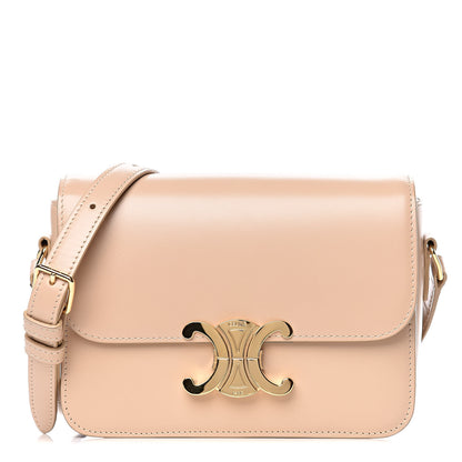 Celine Shiny Calfskin Teen Triomphe Nude 1 of 9