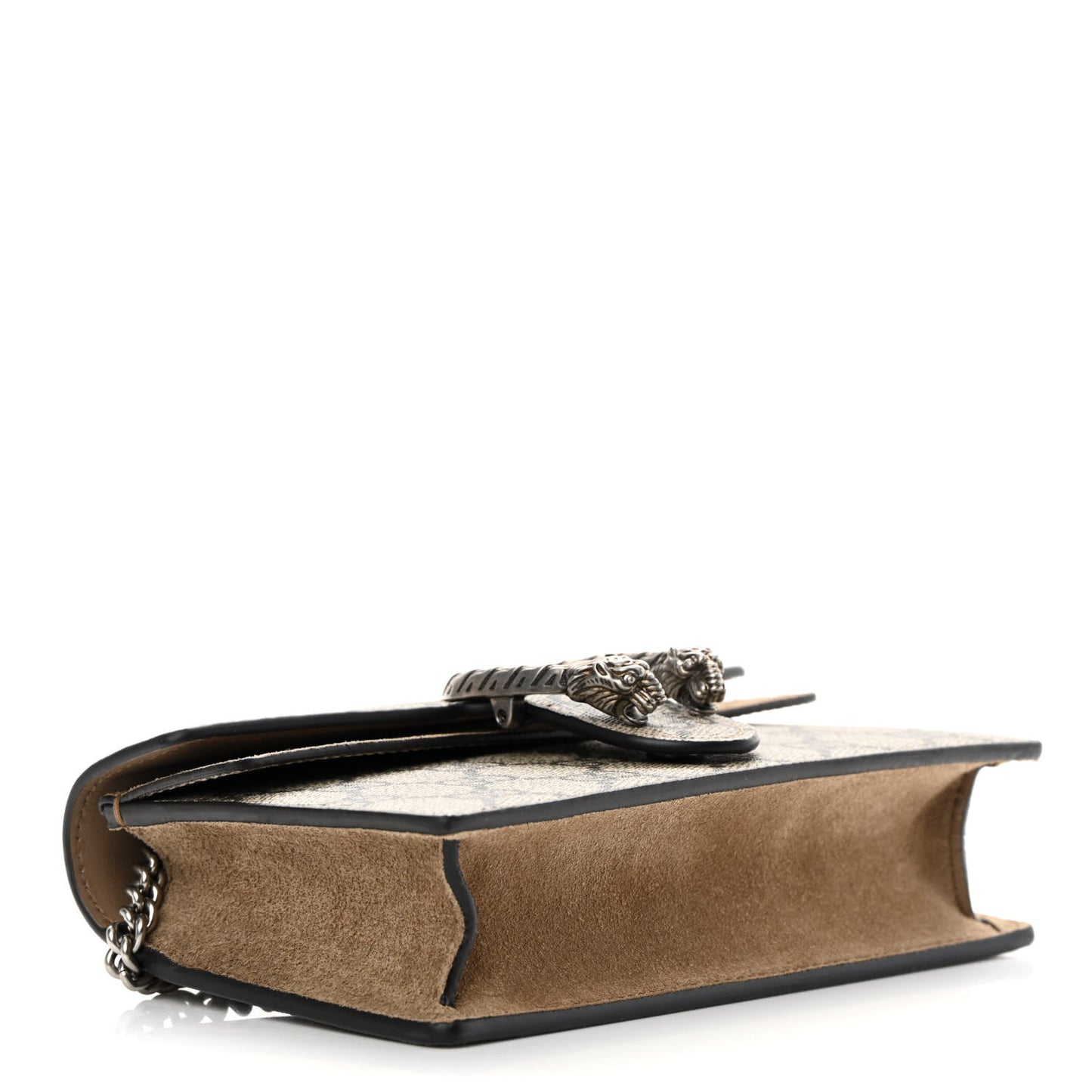 GG Supreme Monogram Super Mini Dionysus Shoulder Bag Taupe