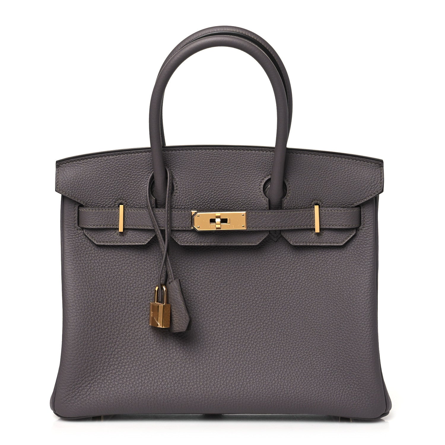 Hermes Togo BIRKIN 30 Etain 1 of 11