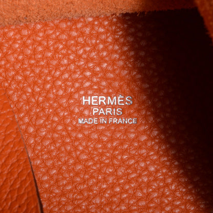 Hermes Taurillon Clemence Picotin Lock TGM Orange 6 of 12