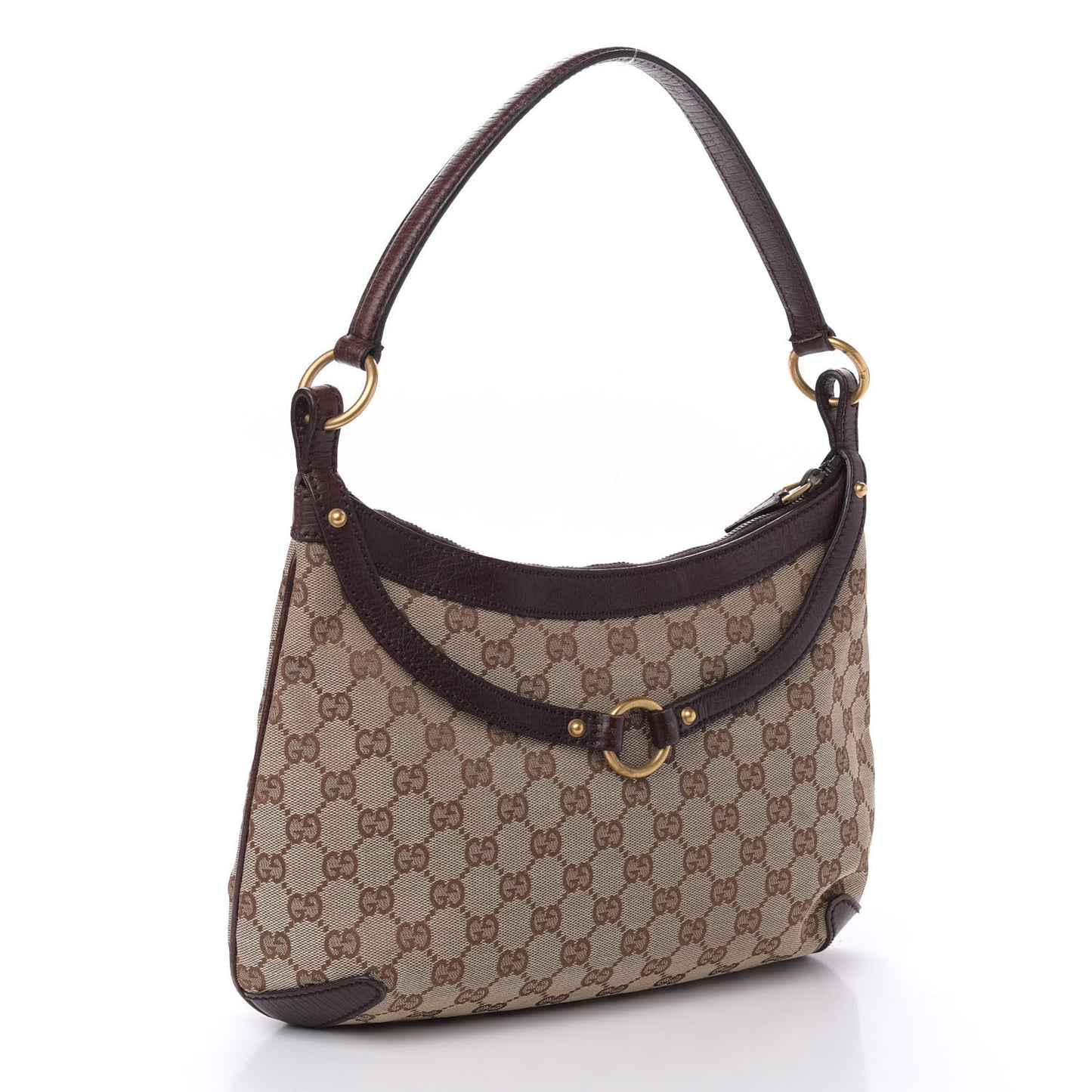 Monogram Horsebit Hobo Brown