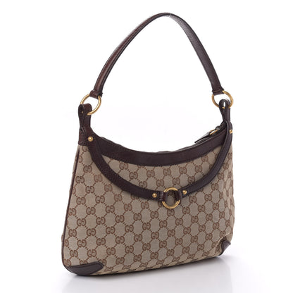 Gucci Monogram Horsebit Hobo Brown 3 of 17