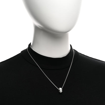 Chanel 18K White Gold Ceramic Ultra Pendant Necklace White 2 of 4