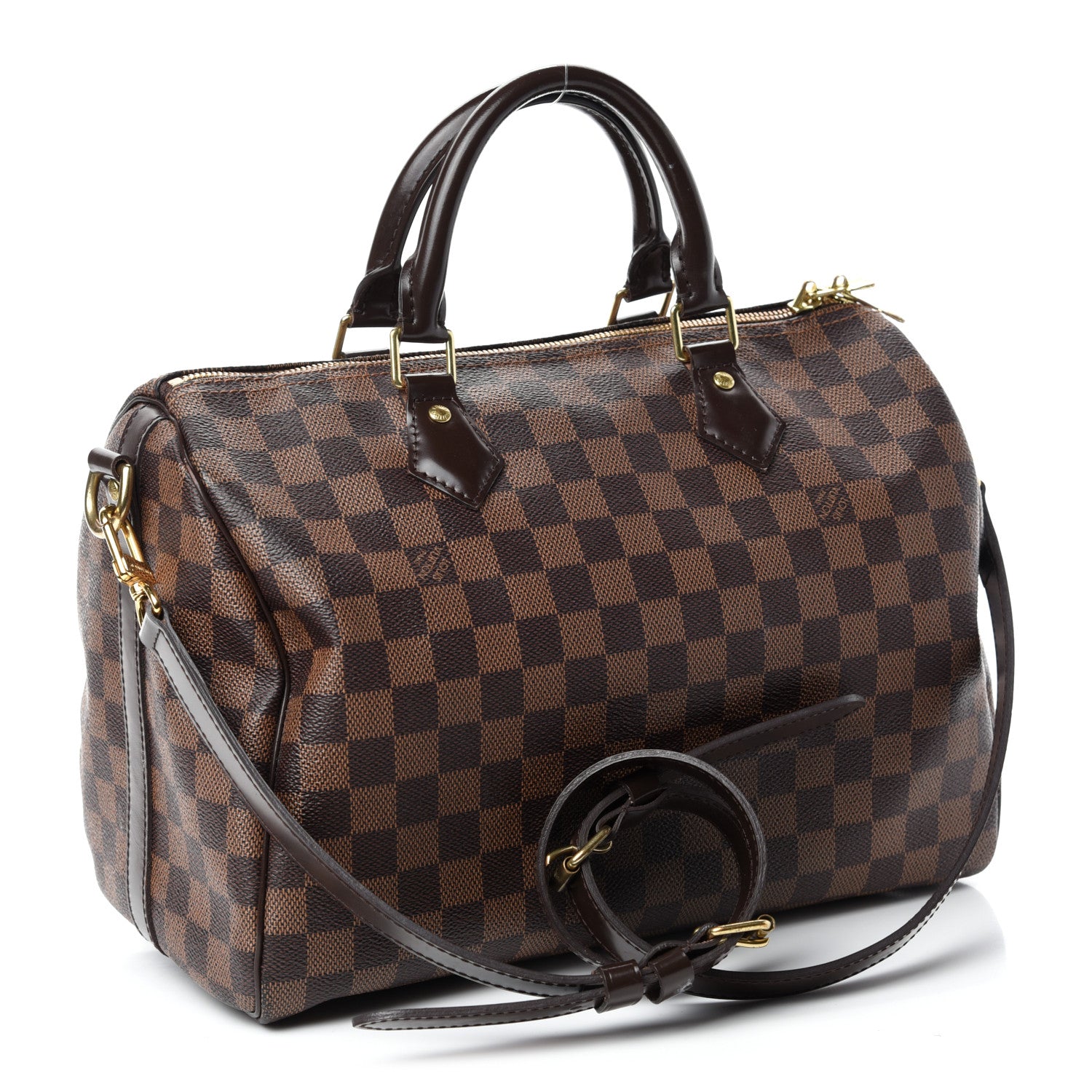 Louis Vuitton Damier Ebene Speedy Bandouliere 30 3 of 16