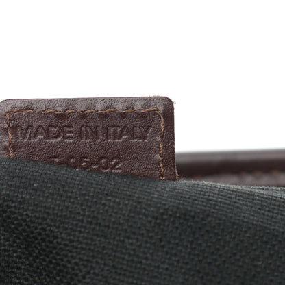 Burberry Haymarket Check Buckle Satchel Chocolate 6 of 13