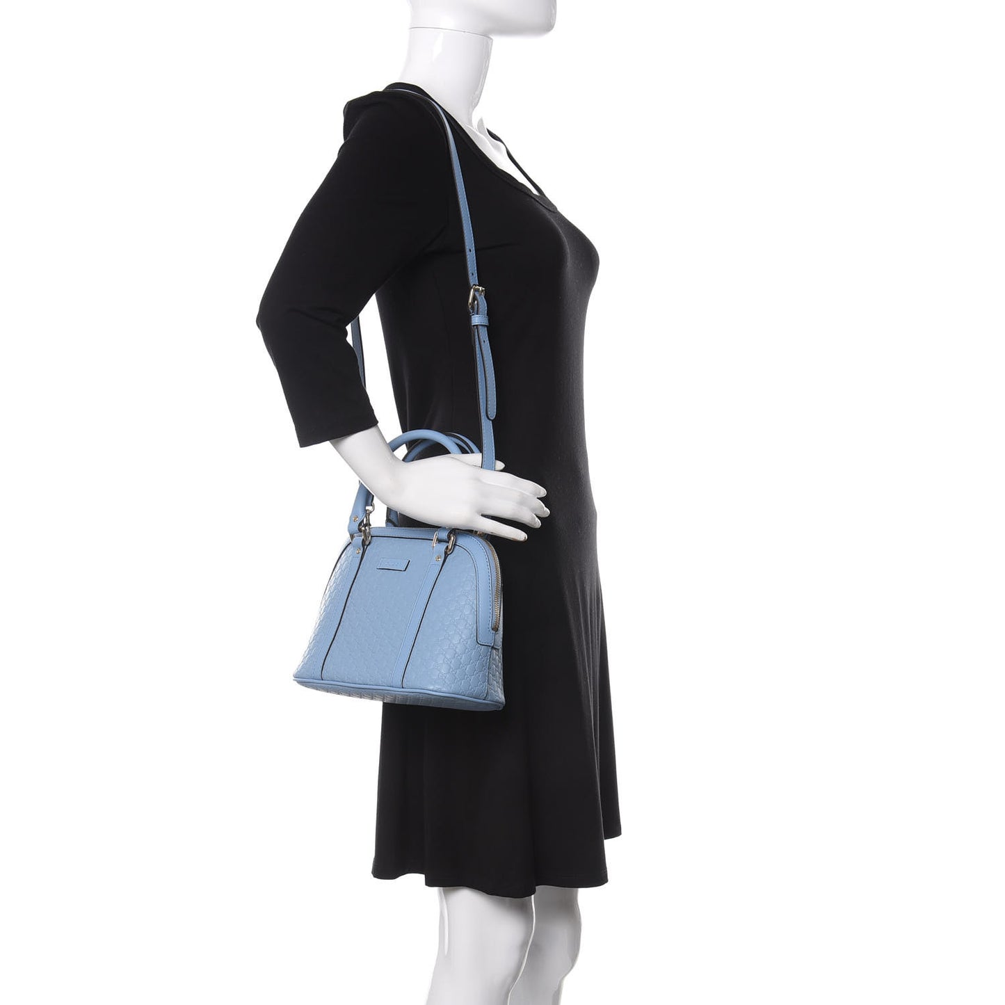 Microguccissima Mini Dome Bag Mineral Blue