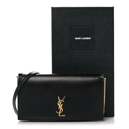 Saint Laurent Smooth Calfskin Monogram Phone Holder Crossbody Black 13 of 13