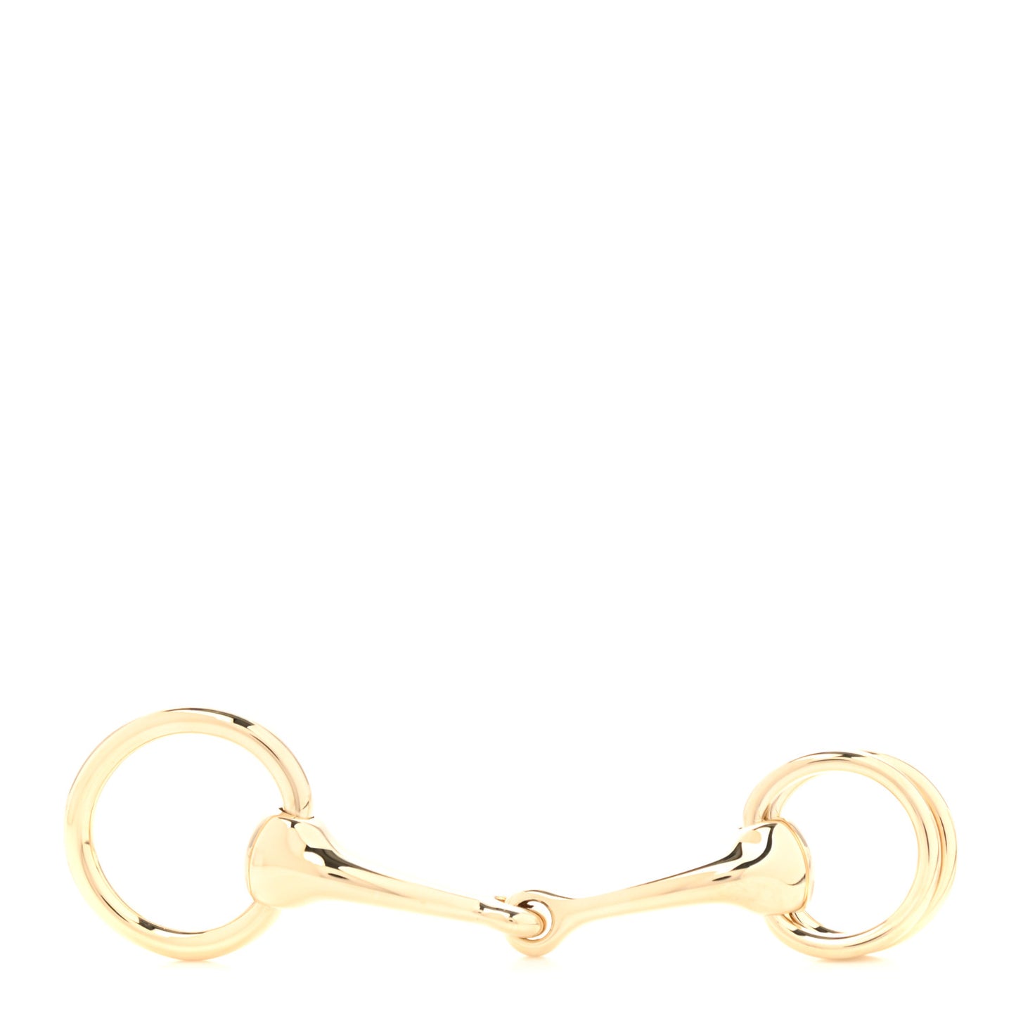 Permabrass Mors Scarf Ring Gold