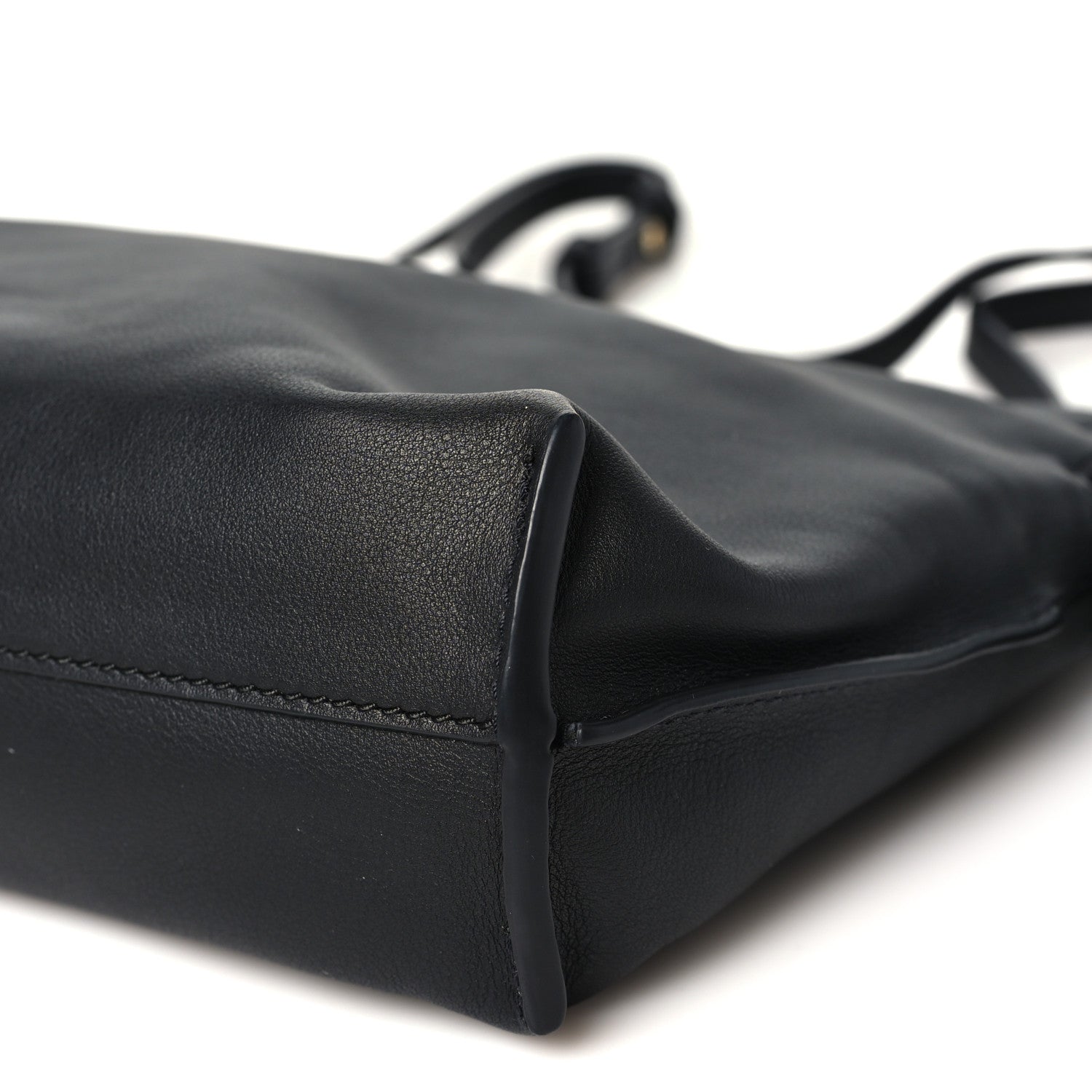 Loewe Calfskin Mini Flamenco Knot Clutch Black 9 of 9